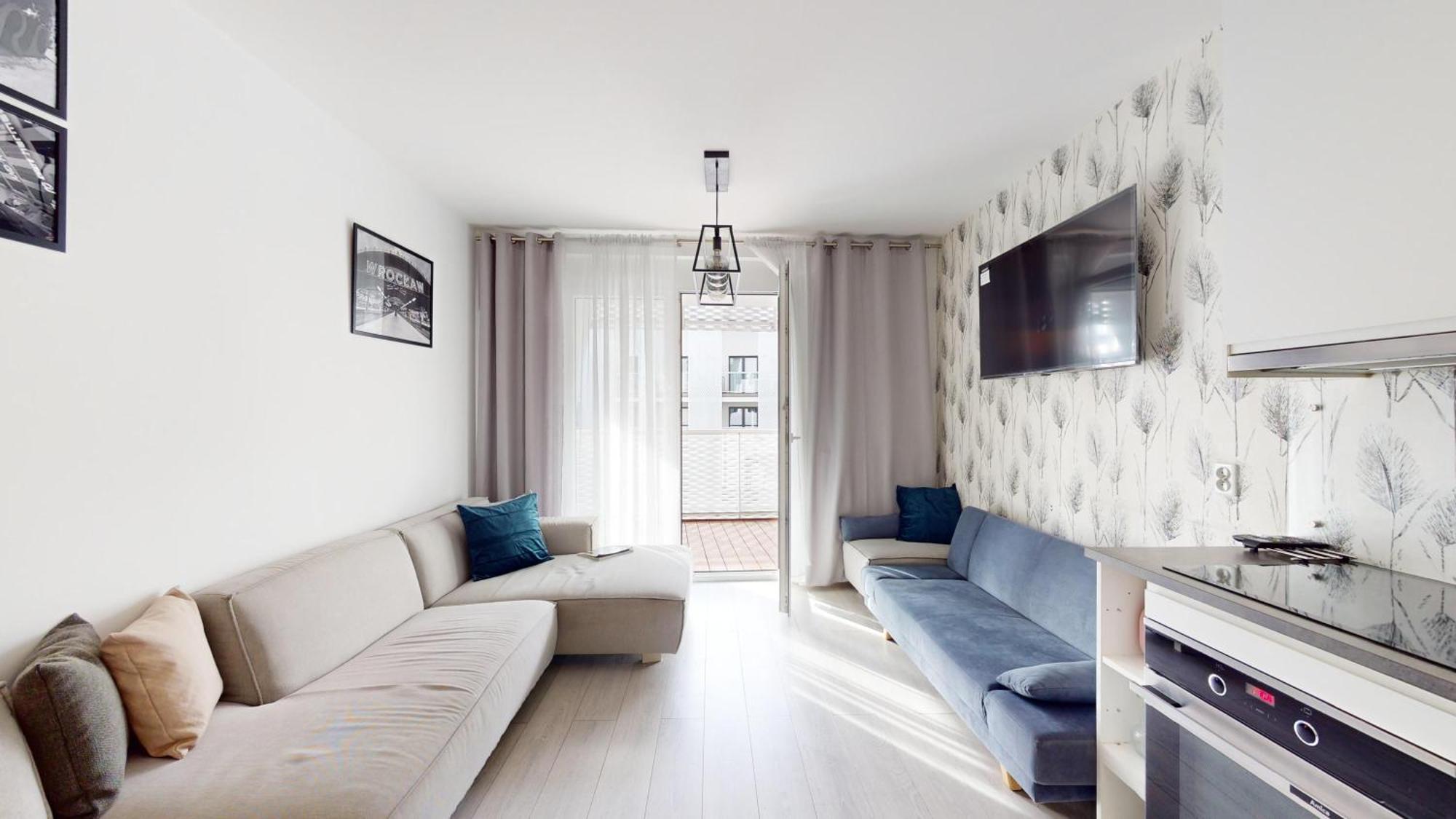 Family House By The River Odra -Panoramic Terrace - 3Room Apartment With 2 Separate Bedrooms And 2 Balconies By Wroapart-Pl- Perfect For Family & Business Stays Breslavia Esterno foto
