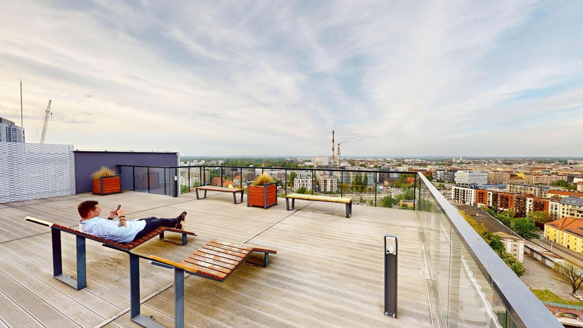 Family House By The River Odra -Panoramic Terrace - 3Room Apartment With 2 Separate Bedrooms And 2 Balconies By Wroapart-Pl- Perfect For Family & Business Stays Breslavia Esterno foto